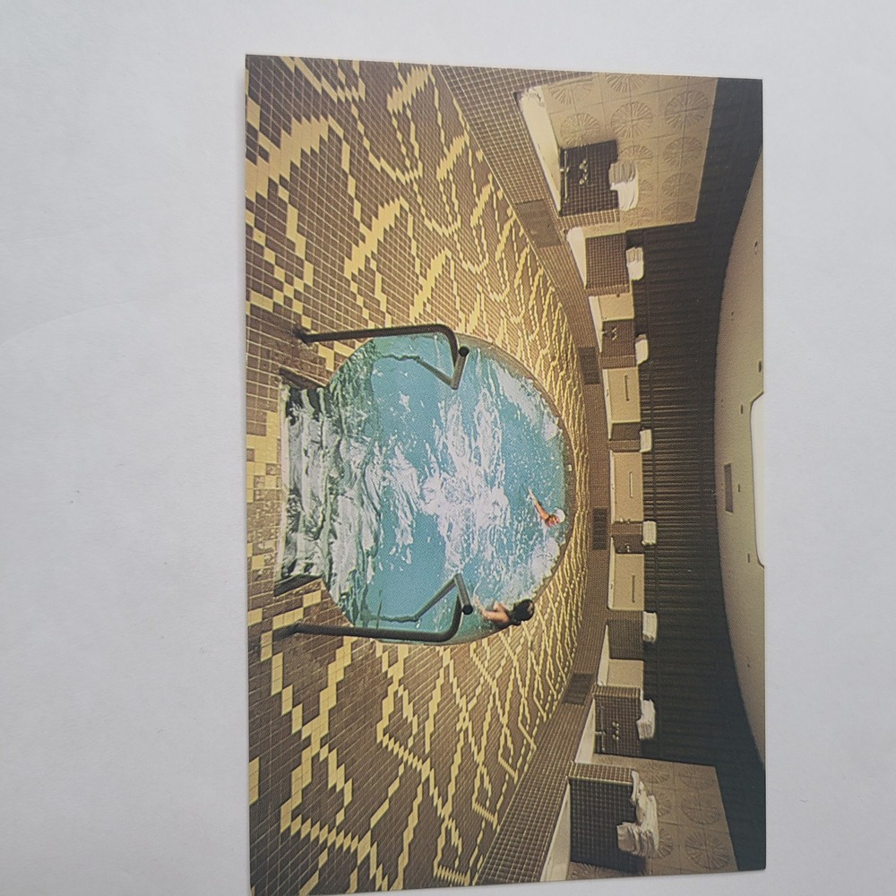 Safety Harbor Spa Florida Swimming Pool Travel Souvenir Postcard